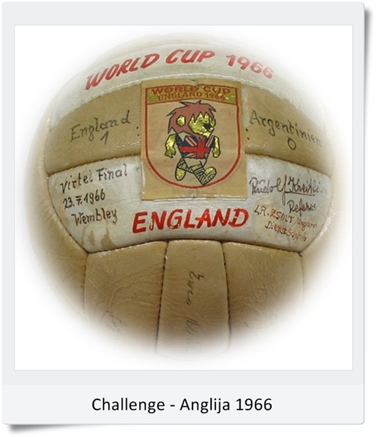 Žoga Slazenger Challenge 4 Star SP Anglija 1966 (blog Don Marko M)