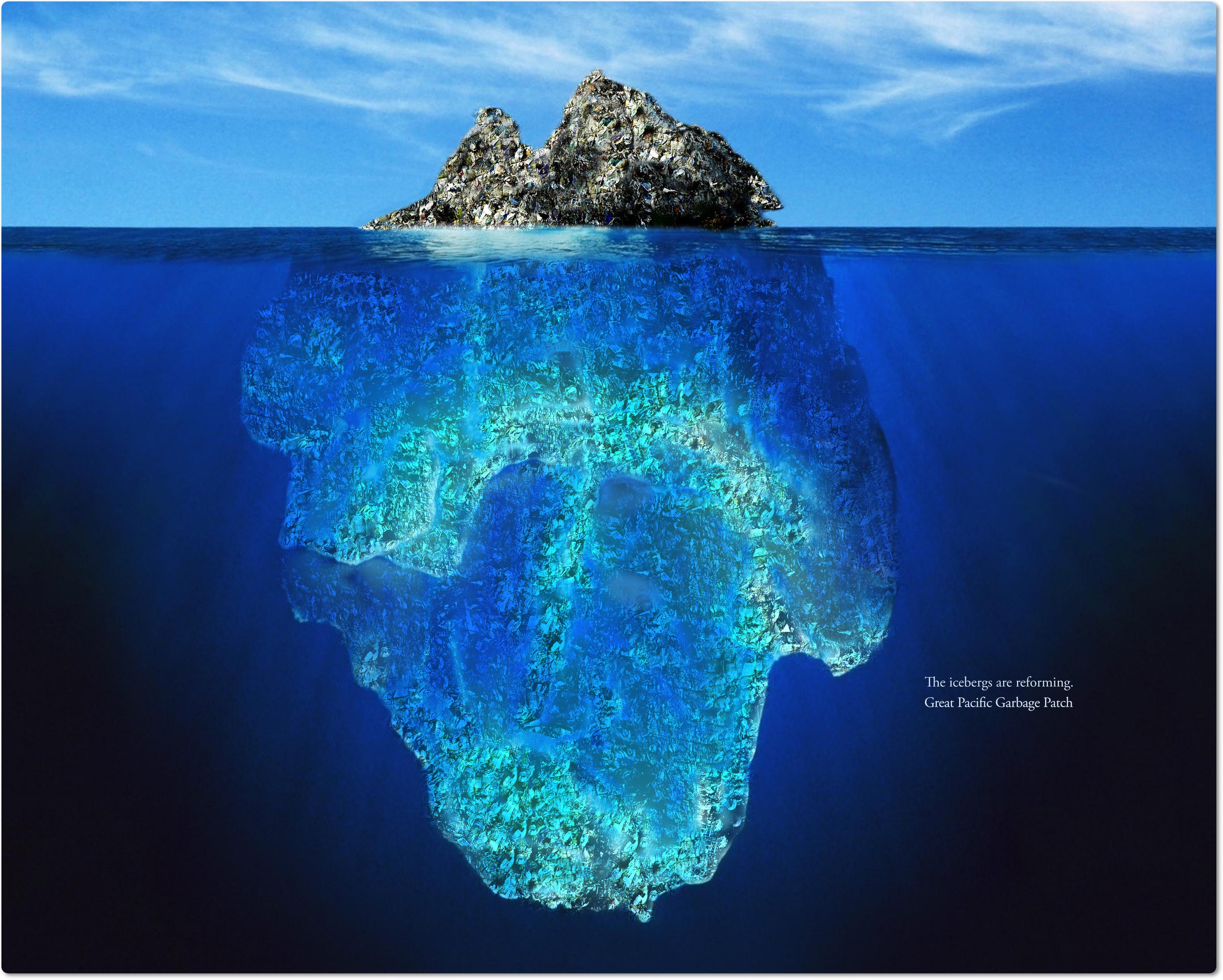 Morje plastike na kopnem, otoki plastike v morju – plastične ribe pa na